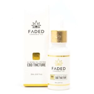1000mg CBD Full Spectrum Tincture (Faded Cannabis Co)