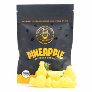 200mg THC Assorted Pineapple Gummies (Sugar Jack’s)